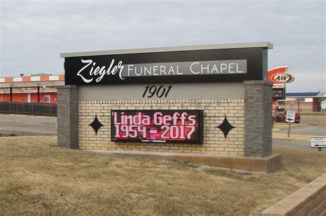 Ziegler funeral dodge city - Ziegler Funeral Chapel | provides complete funeral services to the local community. Who We Are. Our Staff; Our Locations; Our Calendar; Contact Us; Directions; Call: (620) 225-0518; Call: (620) 225-0518; Ziegler Funeral Chapel & Crematory.